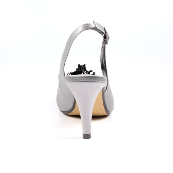 Lunar Womens/Ladies Ankara Satin Court Shoes