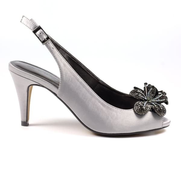 Lunar Womens/Ladies Ankara Satin Court Shoes