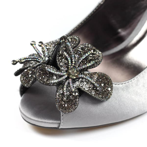 Lunar Womens/Ladies Ankara Satin Court Shoes