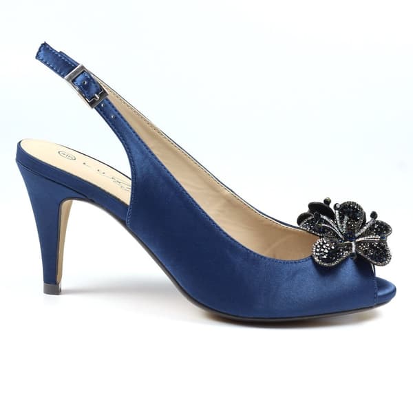 Lunar Womens/Ladies Ankara Satin Court Shoes
