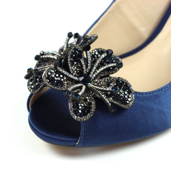 Lunar Womens/Ladies Ankara Satin Court Shoes