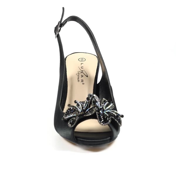 Lunar Womens/Ladies Ankara Satin Court Shoes
