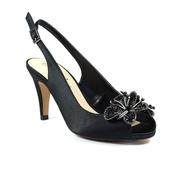 Lunar Womens/Ladies Ankara Satin Court Shoes