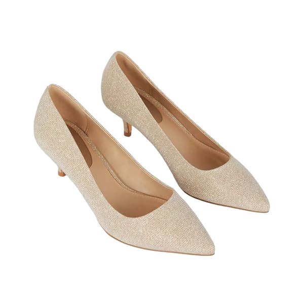Dorothy Perkins Womens/Ladies Dove Kitten Heel Wide Court Shoes CDON
