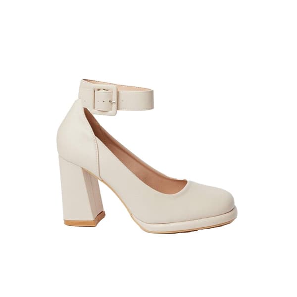 Faith Womens/Ladies Celine High Block Heel Court Shoes