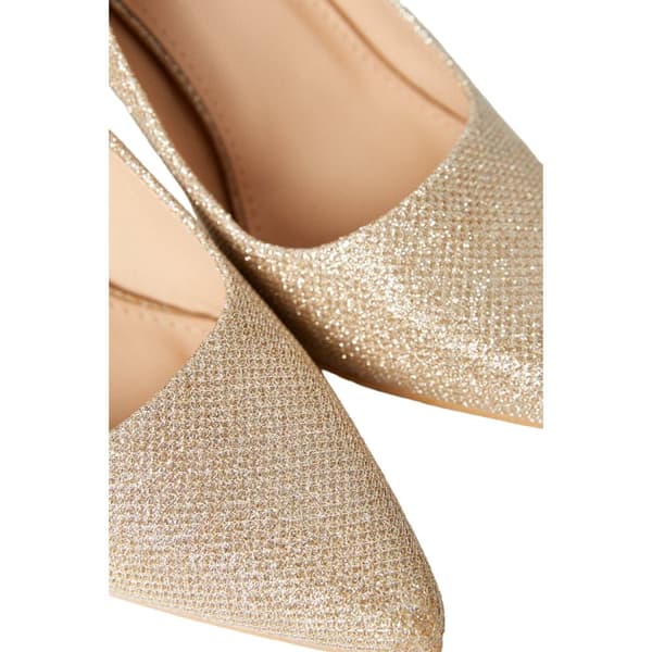 Dorothy Perkins Womens/Ladies Dame Glitter Wide Stiletto Heel Court Shoes