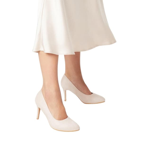 Good For The Sole Womens/Ladies Elsa Almond Toe Wide Court Shoes