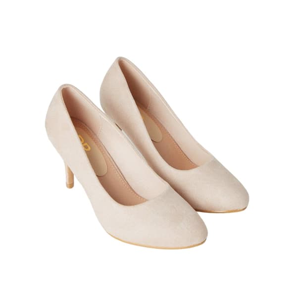 Good For The Sole Womens/Ladies Elsa Almond Toe Wide Court Shoes