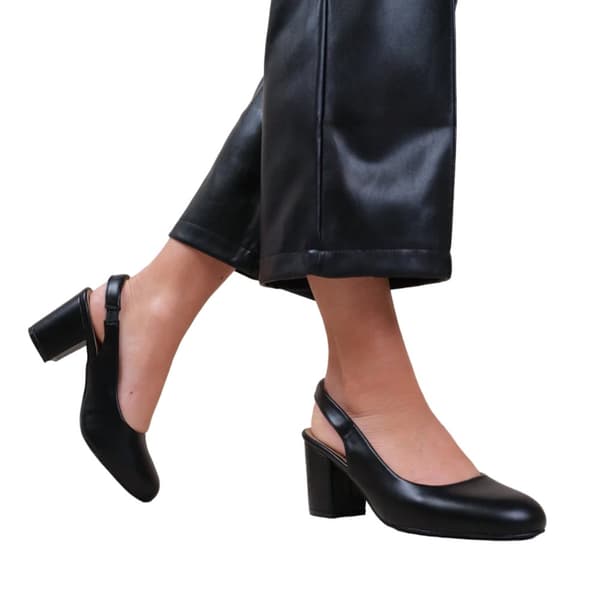 Where's That From Womens/Ladies Edith Sling Back Block Heel Shoes