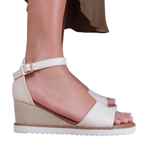 Where's That From Dam/Dam Dusk Spänne PU Ankelrem Bred Wedge
