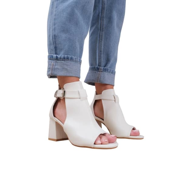 Where's That From Womens/Ladies Lisa Open Toe Wide Block Heel Sandals