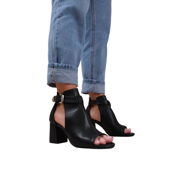 Where's That From Womens/Ladies Lisa Open Toe Wide Block Heel Sandals