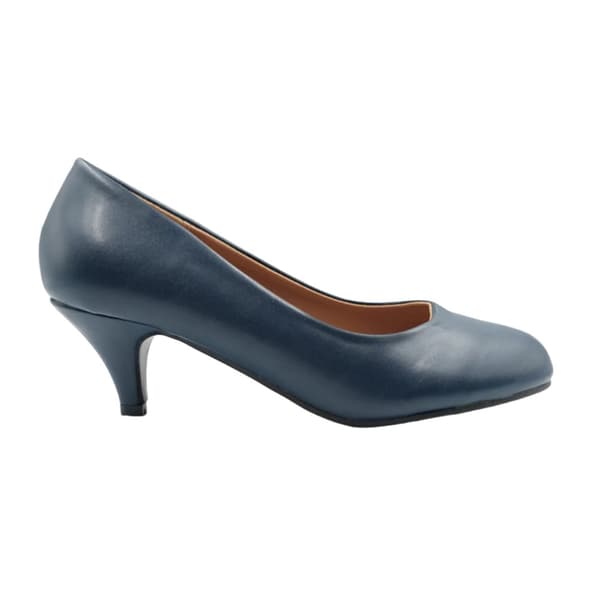 Where's That From Womens/Ladies Shea Faux Suede Low Heel Court Pumps