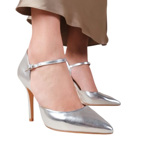 Where's That From Womens/Ladies Reflex Pointed Wide High Heels