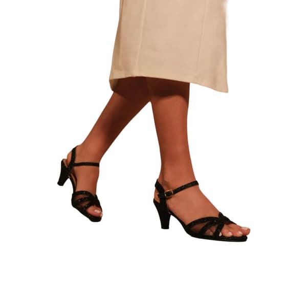 Where's That From Womens/Ladies Jillian Diamante Mesh Strappy Shoes