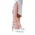 Miniatyrbillede 1 af 2: Where's That From Womens/Ladies Reflex Patent Leather Pointed Mid Heel Sandals