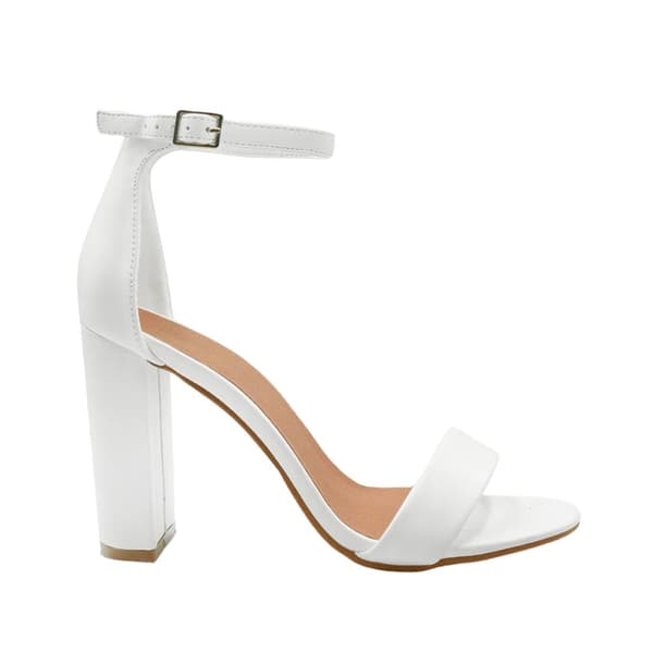 Where's That From Womens/Ladies Skye PU Strappy Buckle Block Heel Sandals