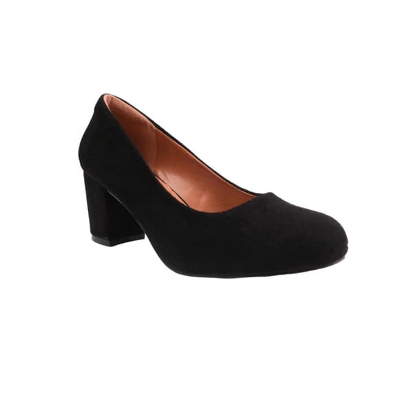 Where's That From Womens/Ladies Melrose Suede Medium Block Heel Court Shoes