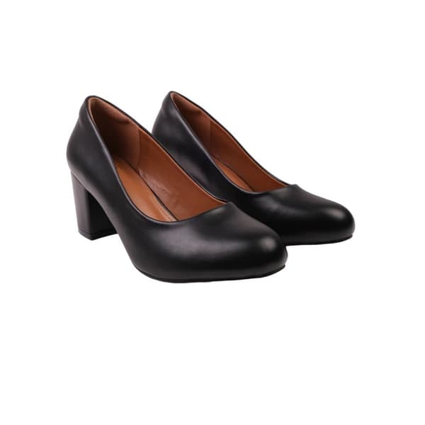 Where's That From Womens/Ladies Melrose Wide Medium Block Heel Court Shoes