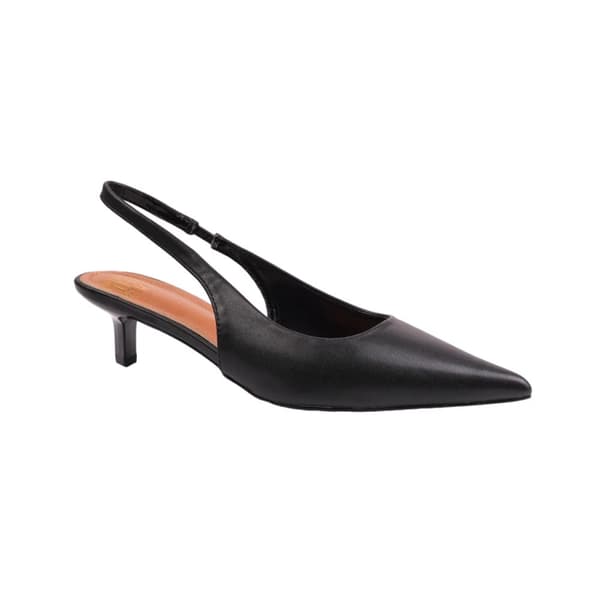 Where's That From Womens/Ladies New Pointed PU Sling Back Kitten Heel Court Shoes