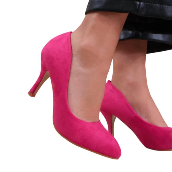 Where's That From Dam/Dam mocka spetsig medelhög klack Pumps
