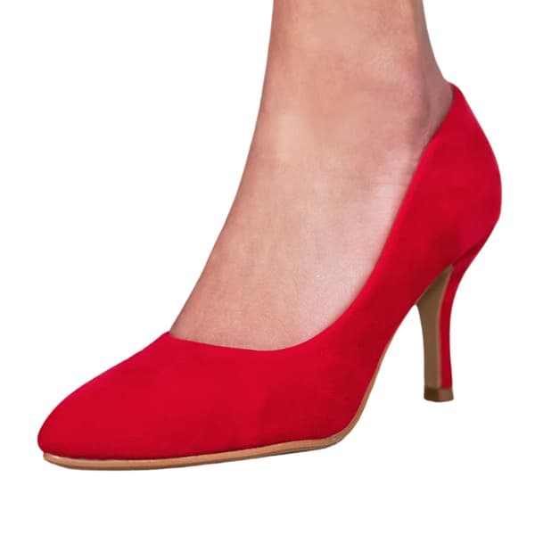 Where's That From Dam/Dam mocka spetsig medelhög klack Pumps