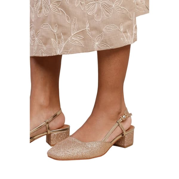 Where's That From Womens/Ladies Utah Sling Back Low Block Heel Sandals