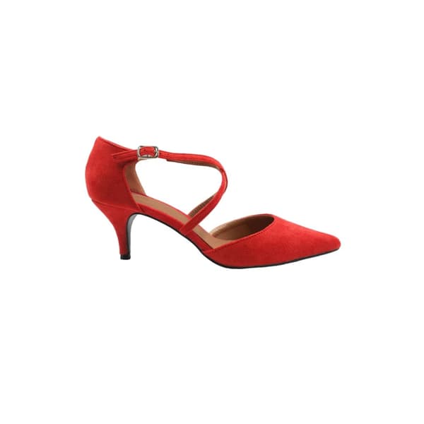 Where's That From Womens/Ladies Kennedi Crossover Strap Kitten Heel Shoes