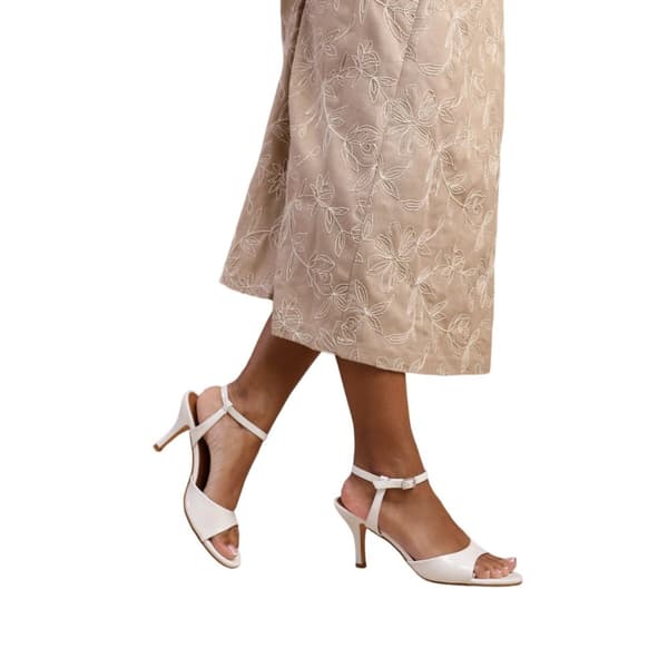 Where's That From Dam/Dam Alabama Ankle Strap Mid Heel High Heels