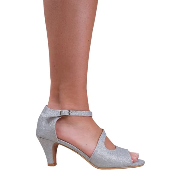 Where's That From Womens/Ladies Beatrice Glitter Kitten Heel Shoes