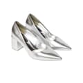 Pikkukuva 1 / 3: Dorothy Perkins Womens/Ladies Baden Metallic Detail Medium Block Heel Court Shoes