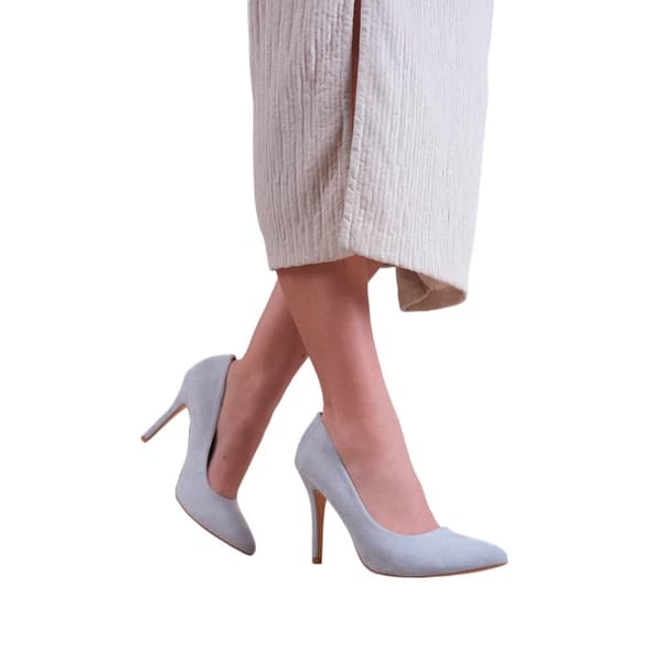 Where's That From Womens/Ladies Leah Suede High Heel Pumps