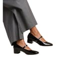 Pikkukuva 2 / 3: Where's That From Womens/Ladies Oslo Square Toe Wide Low Block Heel Pumps