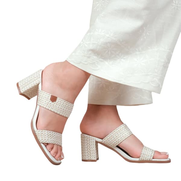 Where's That From Womens/Ladies Slayed Strappy Extra Wide Platform High Heels