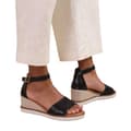 Pikkukuva 2 / 3: Where's That From Womens/Ladies Dusk Buckle PU Ankle Strap Wedge