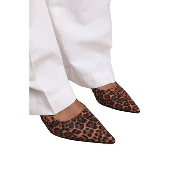 Where's That From Womens/Ladies New Satin Pointed Wide Kitten Heel Sandals
