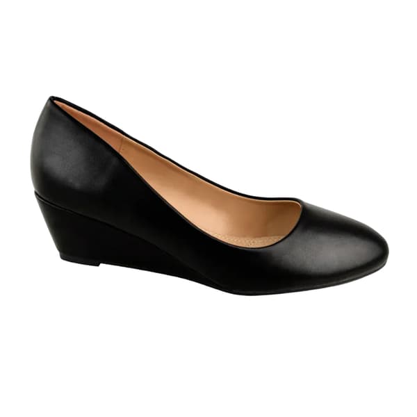 Where's That From Womens/Ladies Kieran PU Wide Platform Low Wedge Court Shoes