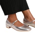 Miniatyrbilde 3 av 4: Where's That From Womens/Ladies Minsk PU Buckle Detail Wide Low Heel Ballet Shoes