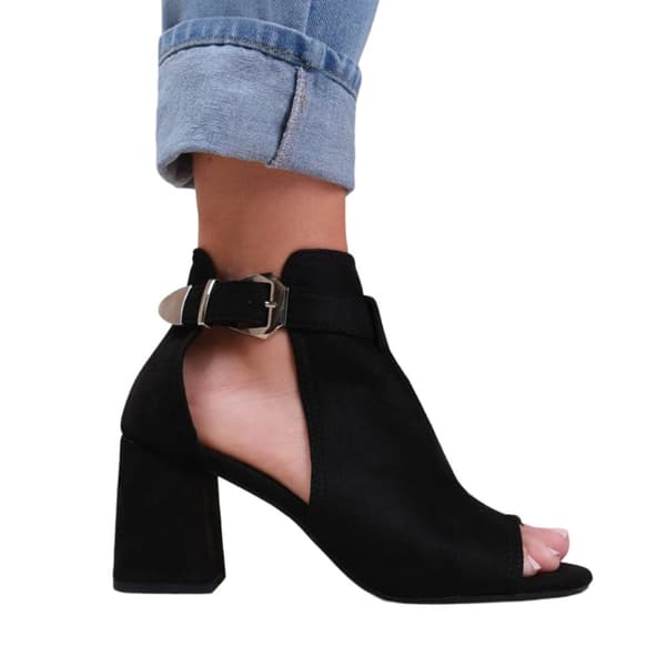 Where's That From Womens/Ladies Lisa Open Toe Block Heel High Heels