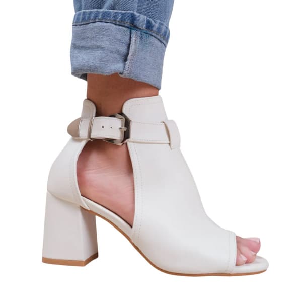 Where's That From Womens/Ladies Lisa Open Toe Block Heel High Heels
