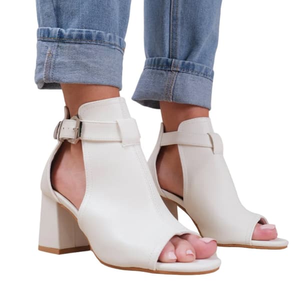 Where's That From Womens/Ladies Lisa Open Toe Block Heel High Heels