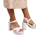 Pikkukuva 3 / 3: Where's That From Womens/Ladies Marcia PU Strappy Wide Platform Block High Heels