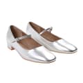 Miniatyrbillede 4 af 4: Where's That From Womens/Ladies Minsk Metallic PU Buckle Detail Low Heel Pumps