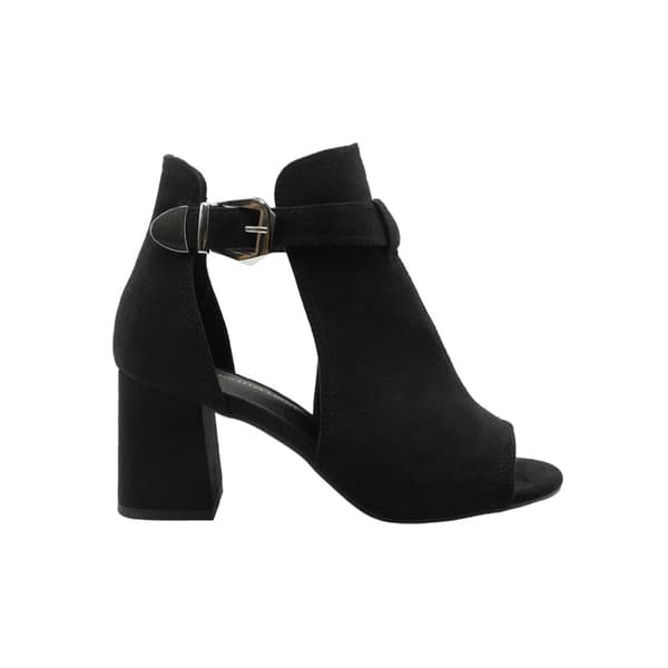 Where's That From Dam/Lady Lisa Suede Open Toe Block Heel Högklackat