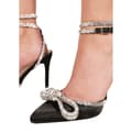 Miniatyrbild 4 av 4: Where's That From Dam/Ladies Fanen Bow Diamante Stiletto Heel High Heels