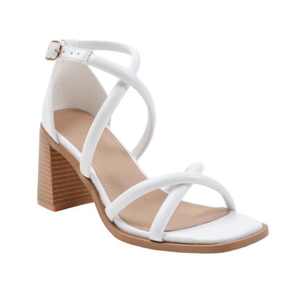 Where's That From Womens/Ladies Illinois Multi Crossover Strap Wide Sandals