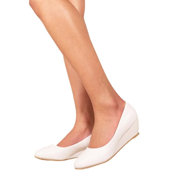 Where's That From Womens/Ladies Kieran Low Wedge Court Shoes