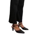 Miniatyrbild 1 av 2: Where's That From Dam/Ladies Memphis Patent Faux Leather breda sandaler med låg klack