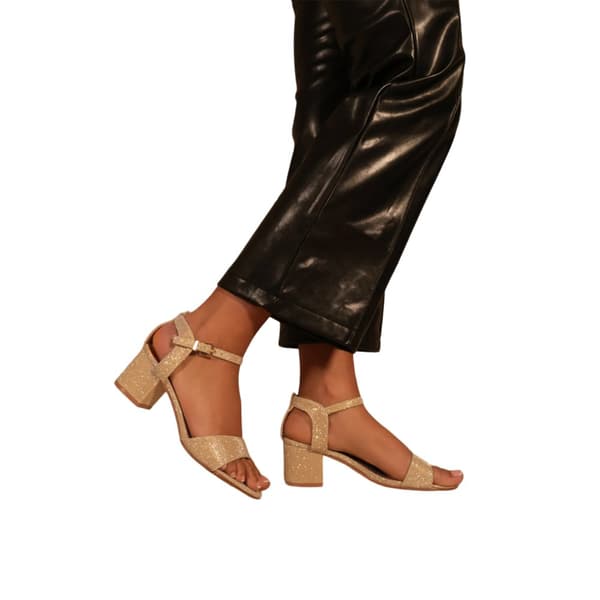 Where's That From Womens/Ladies Adrianna Strappy Wide Mid High Block Sandals