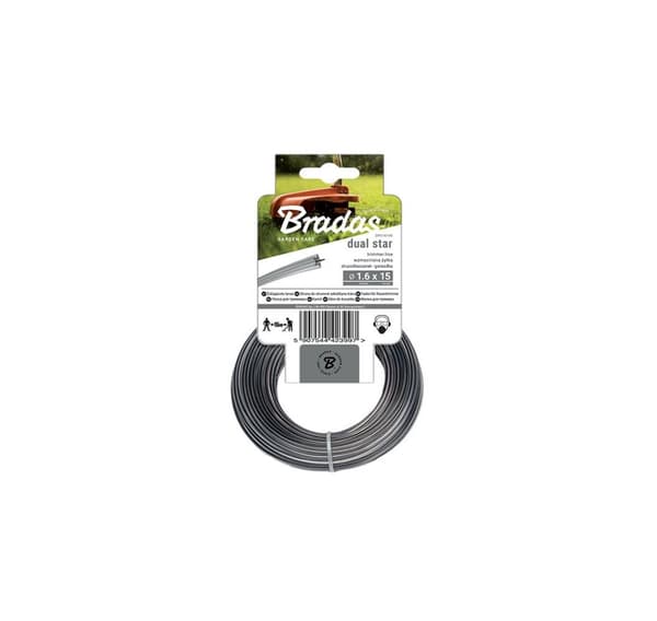 Trimmerline RIPPER DUAL, stjerne 3,0mm x 50m